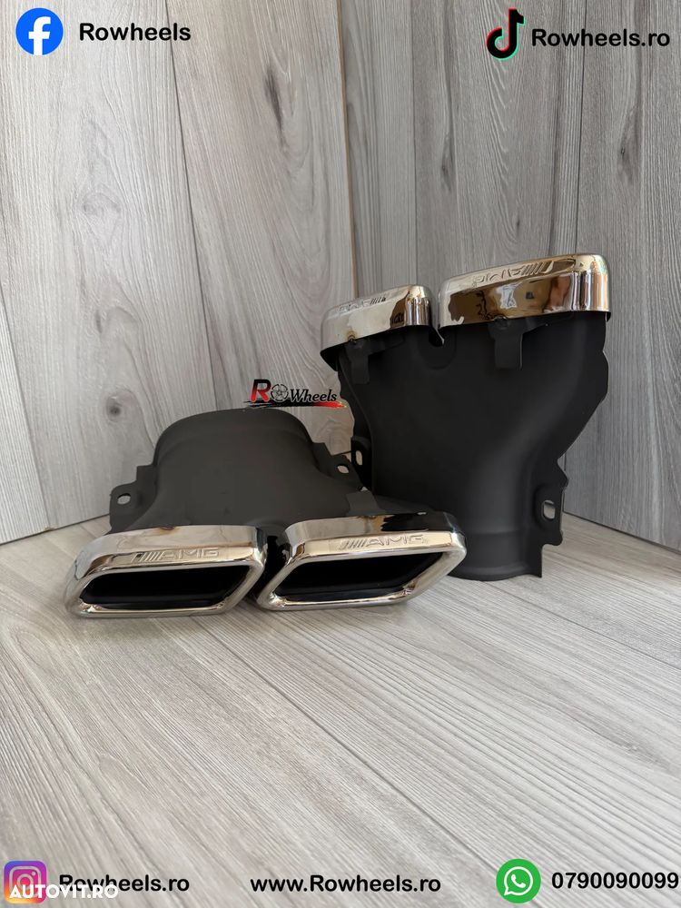 Ornamente tobe Tips evacuare Mercedes AMG S class E class C class W222 W212 W218 W205 W223 GLE GLC - 4