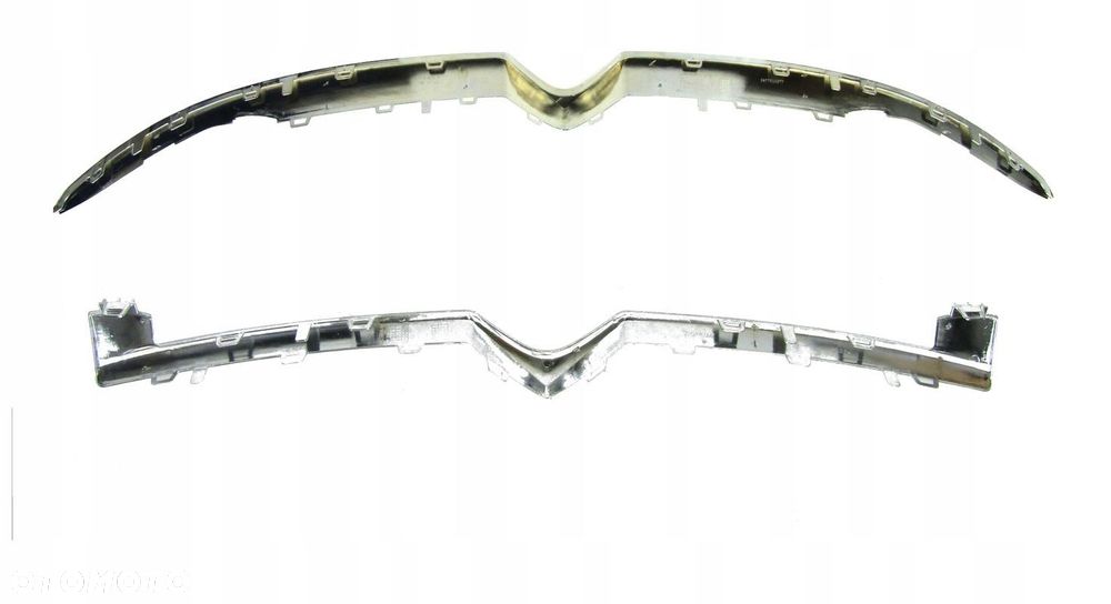 Listwa atrapy / grilla dolna + górna chrom Citroen Berlingo 12 - 15 Zestaw - 2