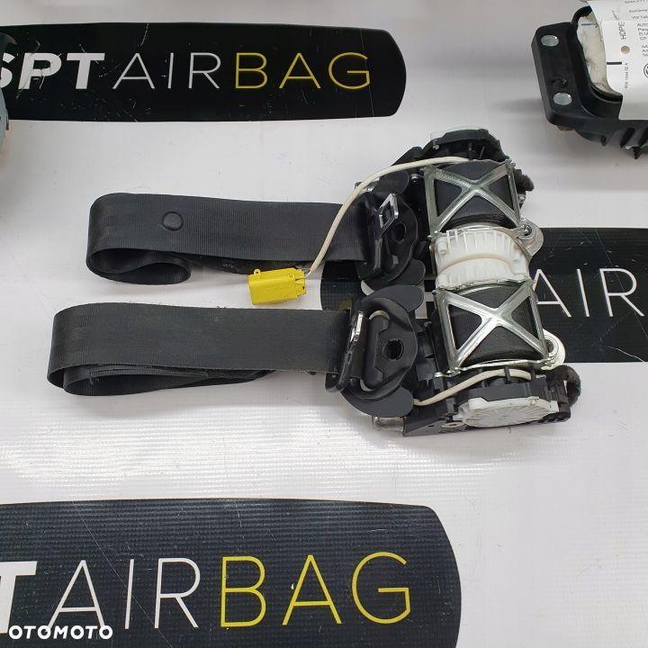 VW TIGUAN I 1 LIFT DESKA ROZDZIELCZA KONSOLA KOKPIT PULPIT PODUSZKI AIRBAG AIR BAG PASY KIT SET - 9