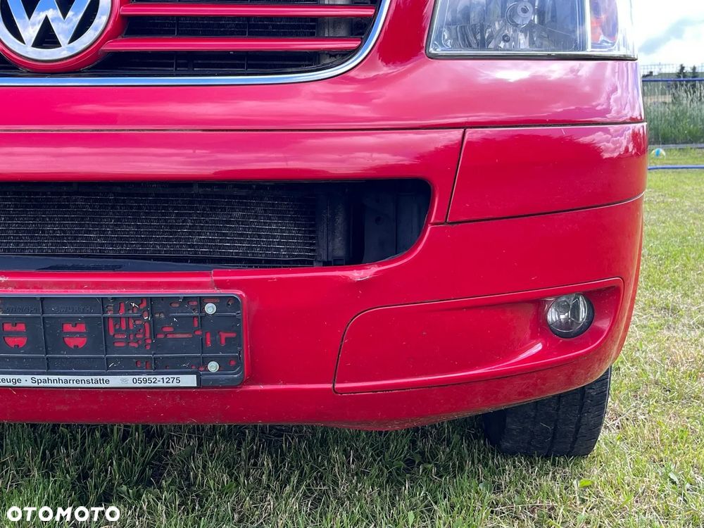 Przód kompletny 1.9 2.5 TDI czerwony LY3D zderzak lampy maska pas przedni chłodnica błotnik VW T5 CARAVELLE DOKA MULTIVAN TRANSPORTER - 9