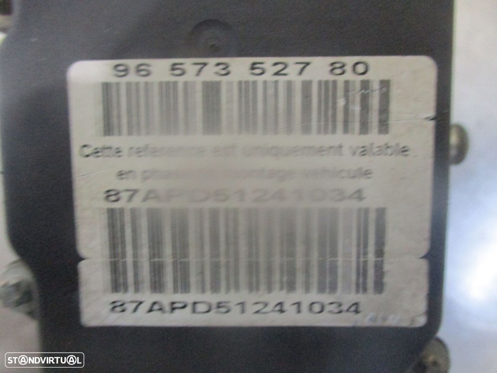 Abs 9657352780 87APD51241034 PEUGEOT 307 2005 1.6 HDI 90CV 5P CINZA - 4