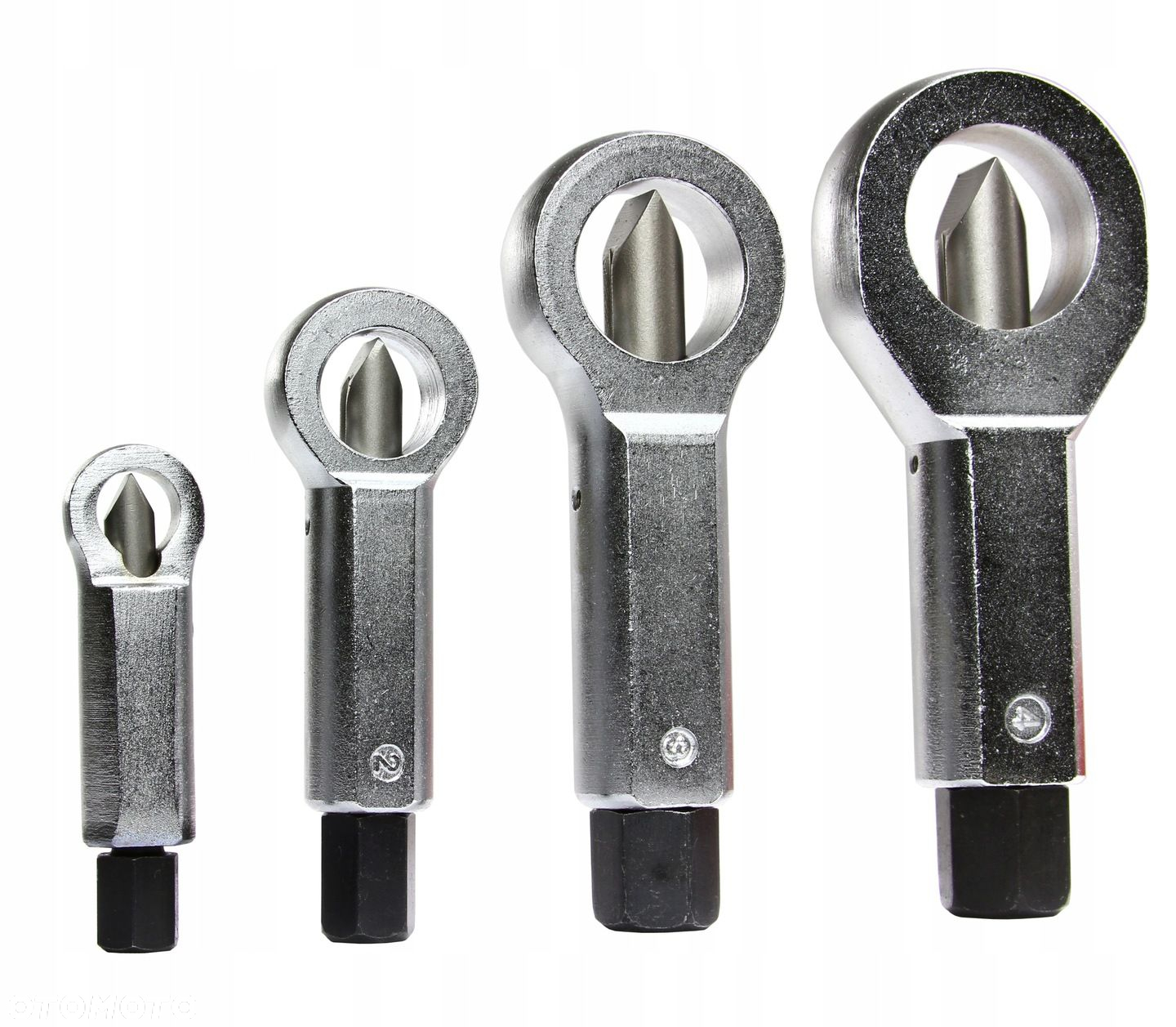 ZESTAW 4x PRZECINAK DO CIĘCIA PRZECINANIA NAKRĘTEK ŚRUB 9-27mm - 5