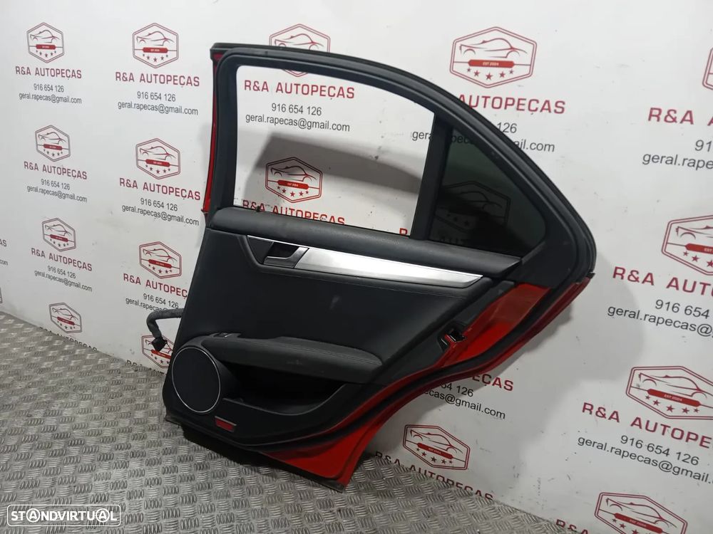 Porta Trás Traseira Direito Mercedes Class C W204 Sedan Original - 6