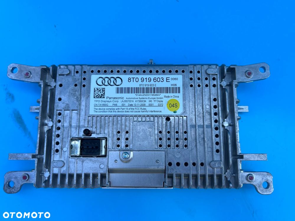 WYŚWIETLACZ EKRAN AUDI A4 B8 A5 8T 8T0919603E - 2