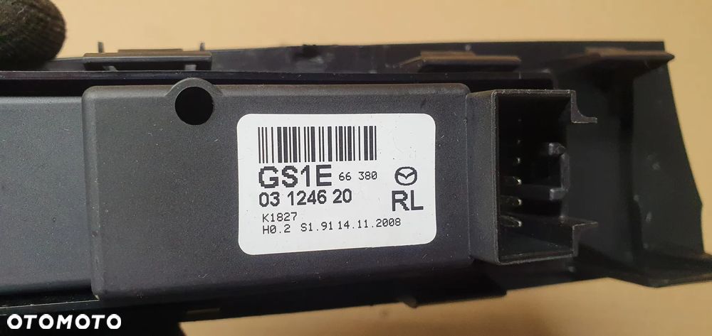 Przełącznik szyby lewy tył tylny Mazda 6 II GS1E66380 - 6