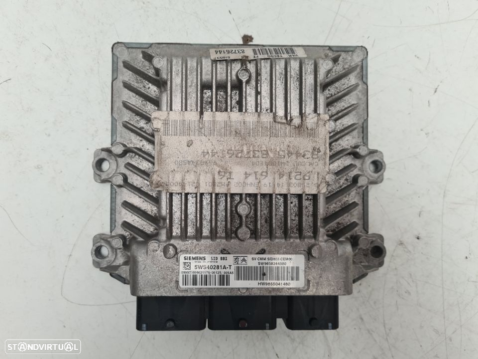 CENTRALINA SIEMENS ORIGINAL 5WS40029OT SW9656171080 HW9655041480 PEUGEOT 307 3E 2.0 HDI 136CV RHR - 5
