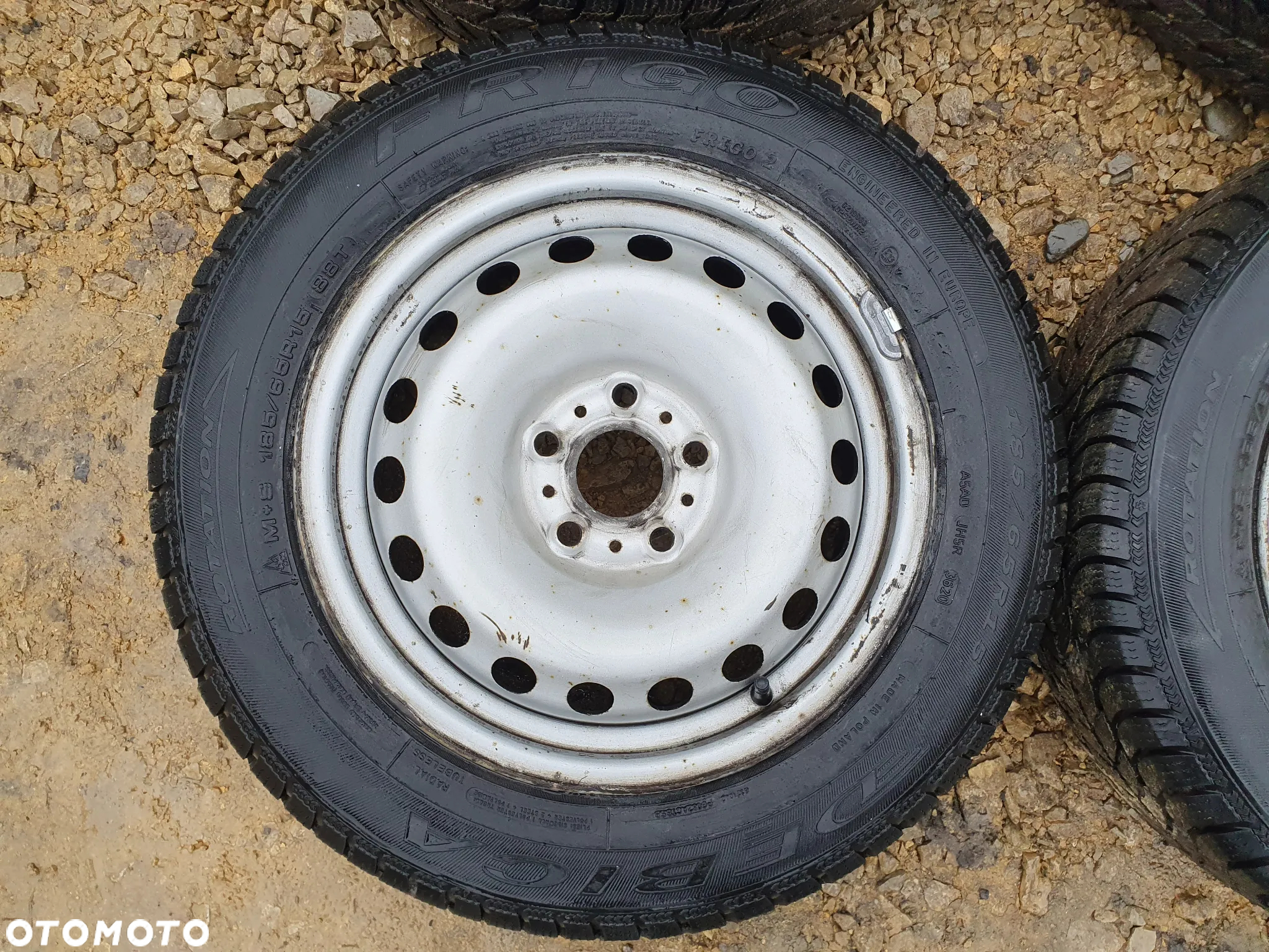 4x KOŁA ZIMOWE 15 5x108 OPONY DĘBICA FRIGO 2 185/65/R15 KOMPLET 4 SZTUKI 2020R CITAN KANGOO - 2