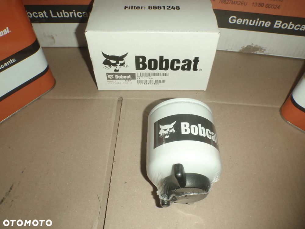 filtr paliwa z separatorem flit oleju silnika oryginał  BOBCAT kubota oryginal seria 400 500 700 753 763 S 100 150 185 800 X E A - 7