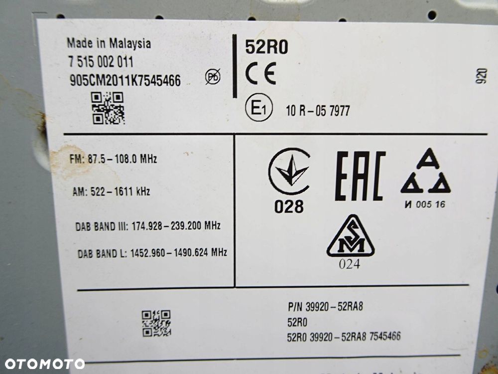 radio cd suzuki swift mk8 - 8