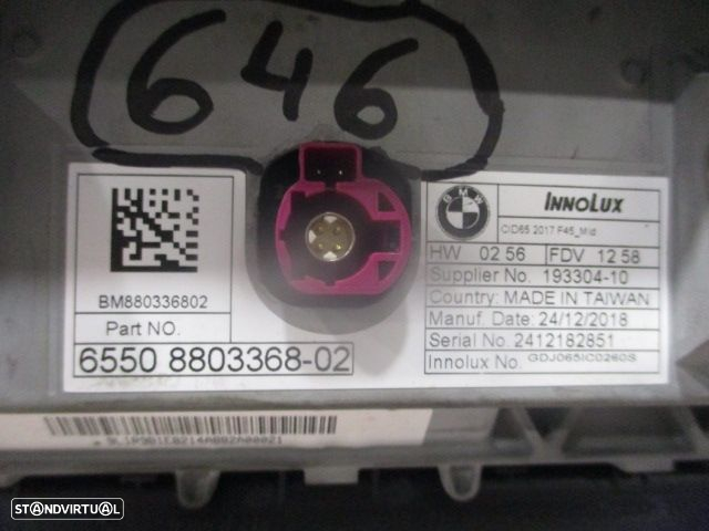 Display Relogio 6550880336802 BMW F46 SERIE 2 2019 216D 115CV 5P CINZA - 3