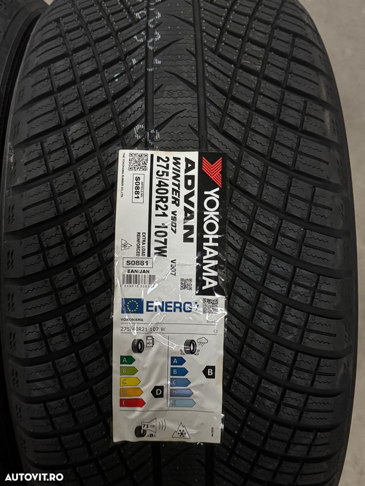 Vând set anvelope 275/40/21-315/35/21 Yokohama de iarnă noi - 2