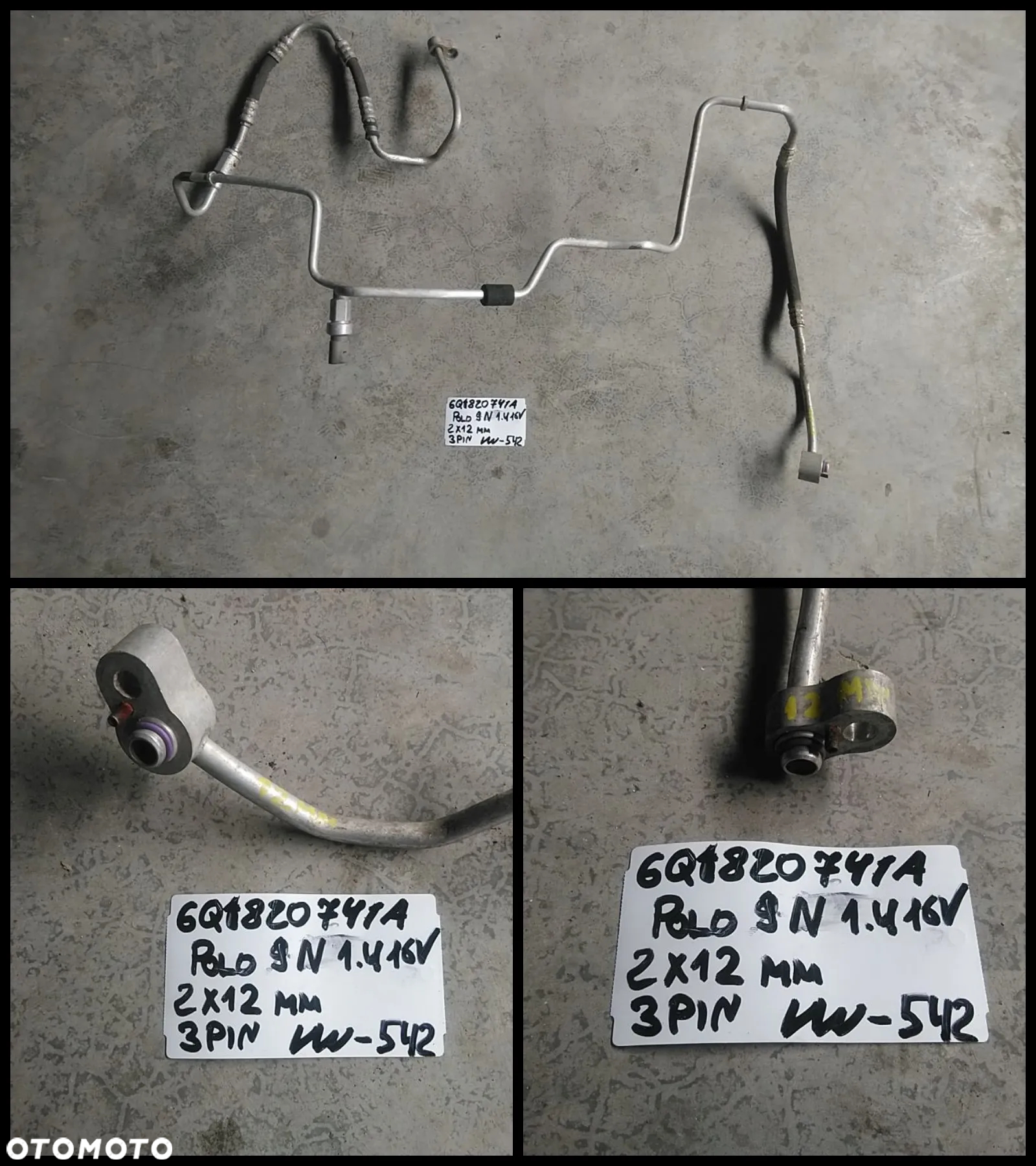 VW AUDI SEAT SKODA PRZEWÓD KLIMATYZACJI NR422-NR-642/4 - 12