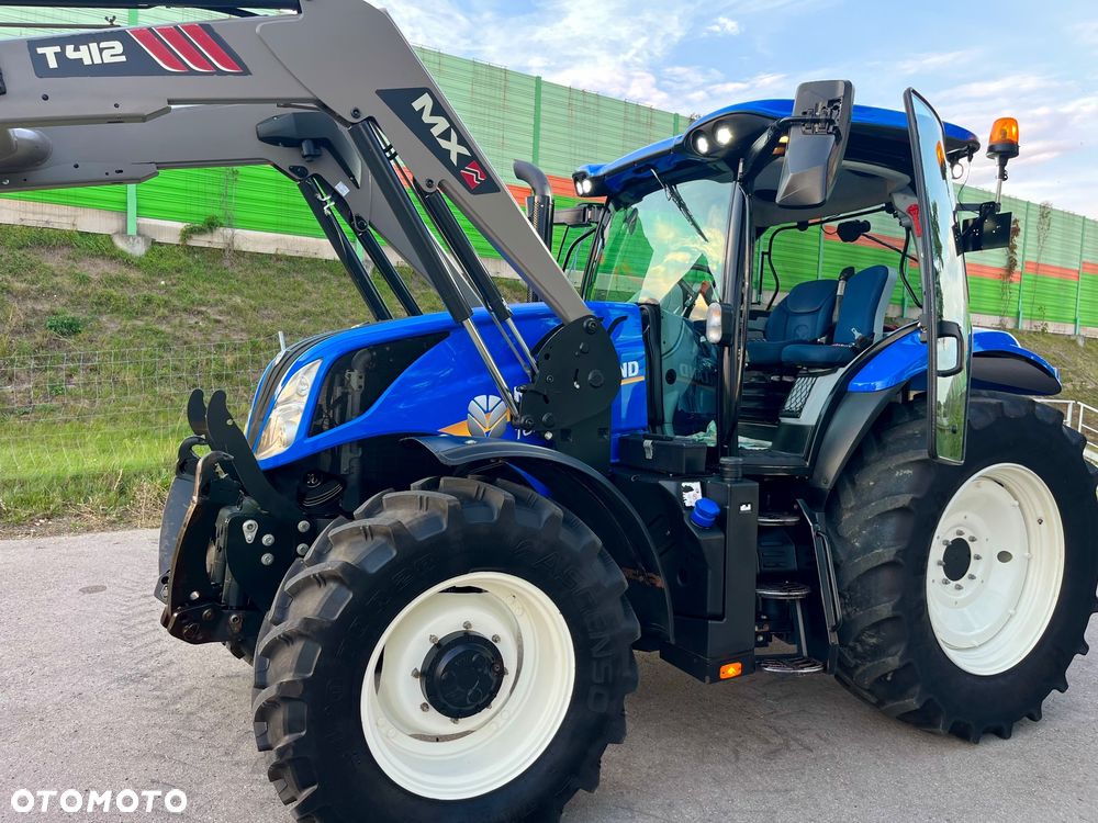 New Holland T6.125s 2019r. //STAN PERFEKCYJNY//ładowacz czołowy MX 412 łyżko krokodyl tur tuz nie t7.165 - 31