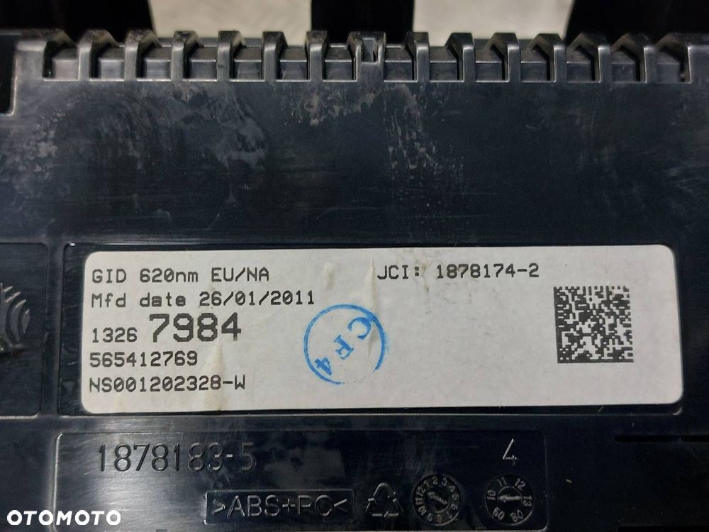 RADIO ODTWARZACZ + PANEL NAWIEWU OPEL ASTRA J CD 400 20983513 13267984 - 7