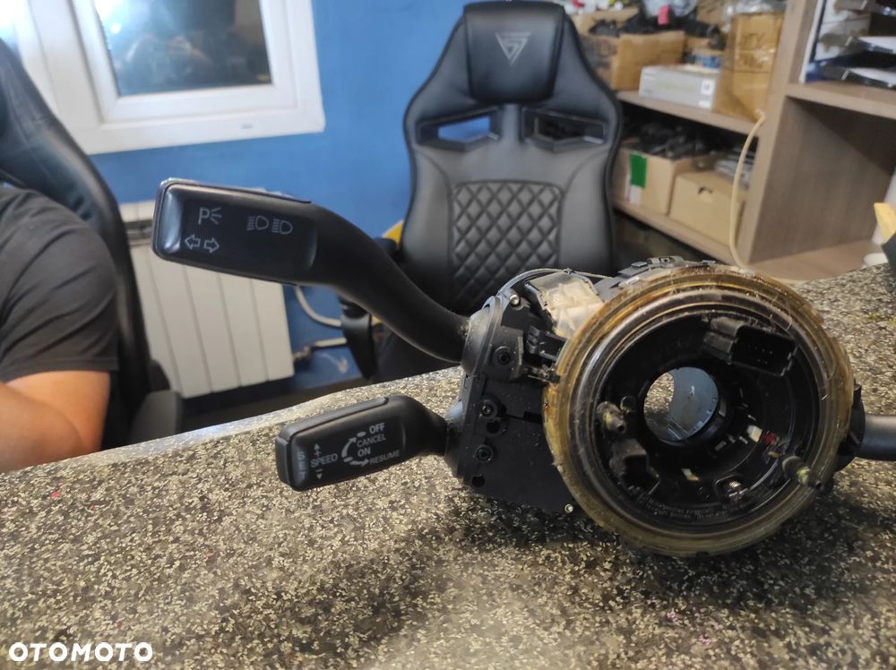 AUDI A4 B6 B7 KOMBI MANETKI TEMPOMATU ZESTAW POD TEMPOMAT MULTIFUNKCJA OBUDOWA CZARNA KOMPLEMAT WYSYŁKA !!!! - 2