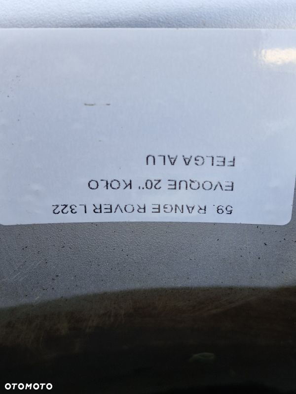range rover l322 evoque 20'' cali felga aluminiowa koło zapasowe 5x120 - 2