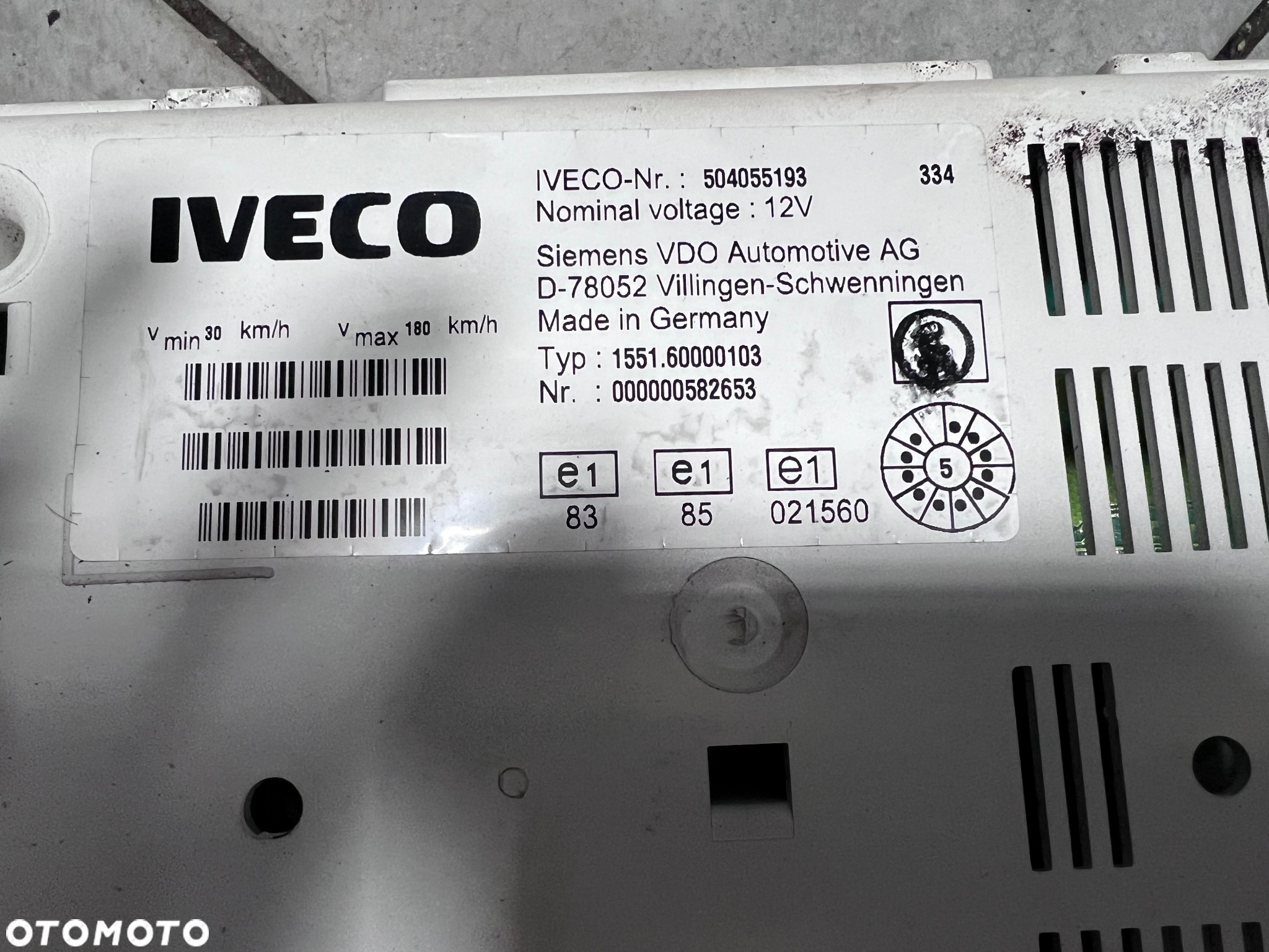 Licznik Iveco Daily 3.0 HPI 05r 504055193 - 3