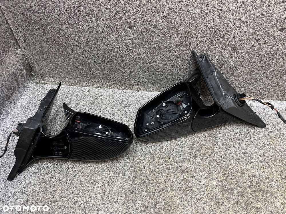 Lusterko prawe lewe nakladka CARBON 3 PIN KOMPLET BMW F11 F10 SKLADANE - 8