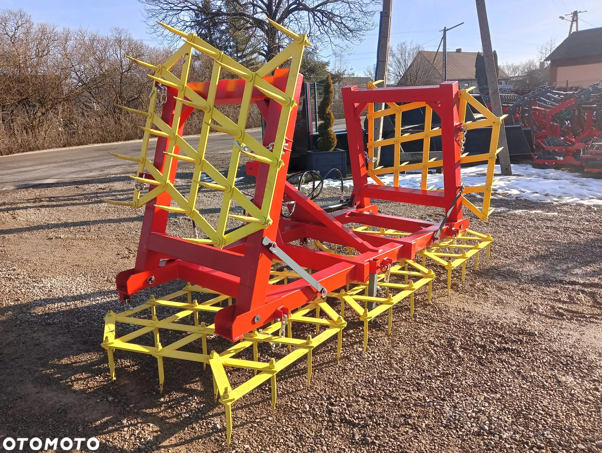 BRONY POLOWE HYDRAULICZNIE składane CIĘŻKIE *5pól *2 siłowniki *20 ząb - 11
