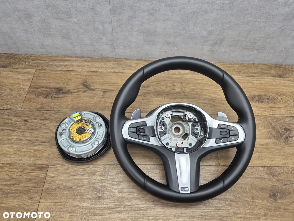 BMW G30 G31 G11 G05 G06 G07 KIEROWNICA M-PAKIET SKÓRA ŁOPATKI TEMPOMAT - 7