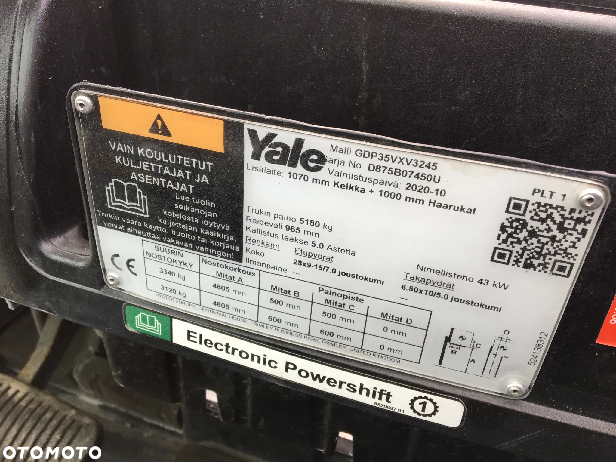 Yale GDP35VX  Veracitor GOLD 3,5 tony - 6