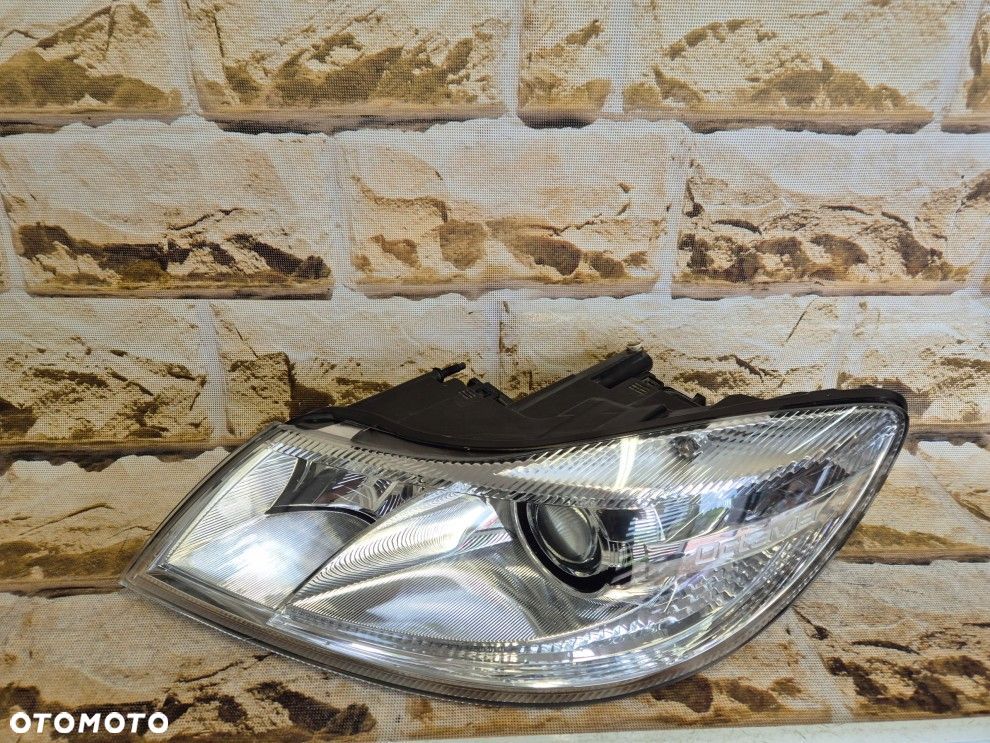 skoda octavia 2 II lift xenon skrętny europa lewa lampa kompletna - 10
