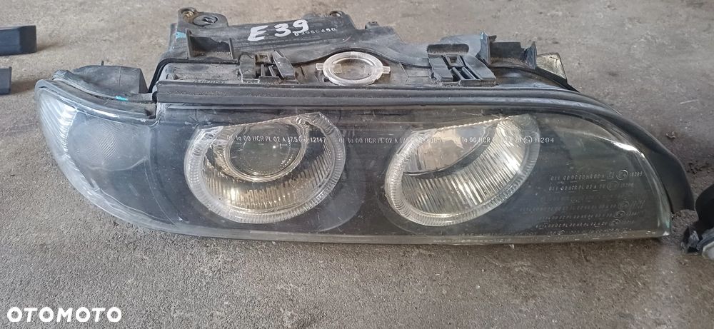 LAMPY SOCZEWKOWE BMW E39 RINGI DEPO BLACK - 3