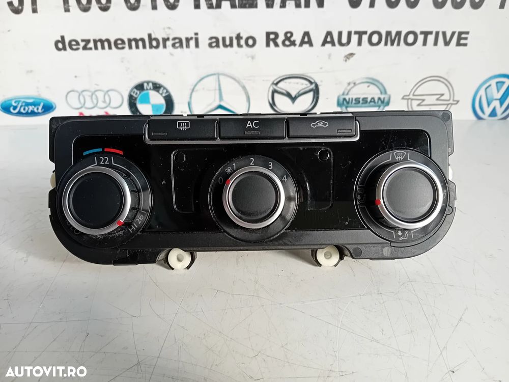 Panou Modul Comenzi Clima AC Vw Golf 6 VI AN 2008-2013 Cod 3C8907336AB - 3