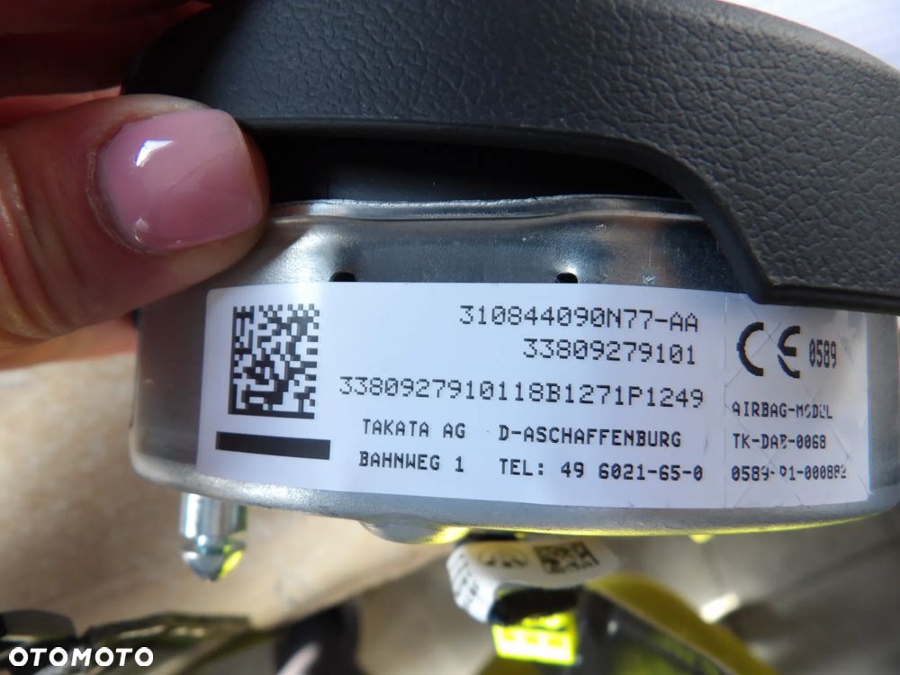 BMW - F10 - KIEROWNICA MULIFUNKCYJNA - WIBRACJA - ASYSTENT - LIFT - PODUSZKA AIRBAG - KOMPLET - IDEALNA - 7849183 - 5