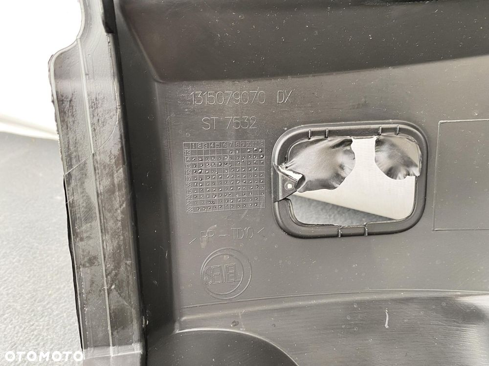DUCATO BOXER JUMPER 17- ZDERZAK NAROŻNIK PRZEDNI PRZÓD PRAWY LISTWA HALOGEN - 8