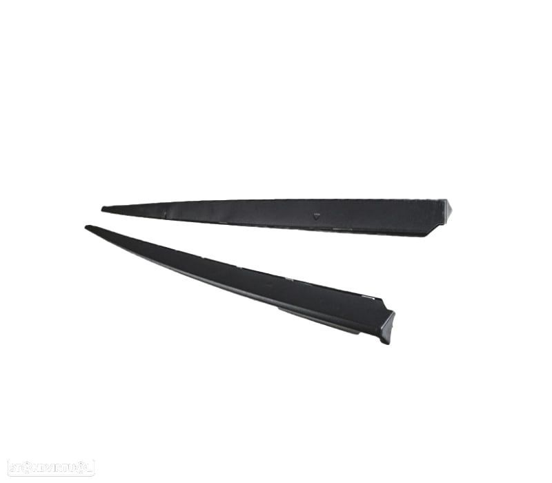 EXTENSÕES DE EMBALADEIRAS VOLKSWAGEN VW POLO 17- LOOK GTI PRETO BRILHANTE - 2