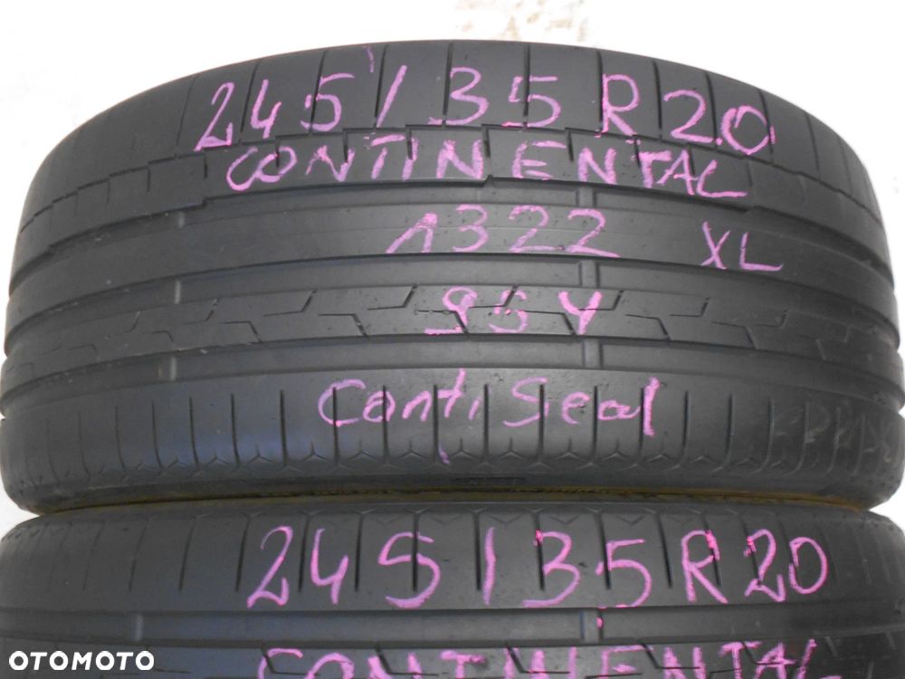 OPONY 245/35R20 CONTINENTAL SPORT CONTACT 6 XL SEAL DOT 1322 5.7MM - 2
