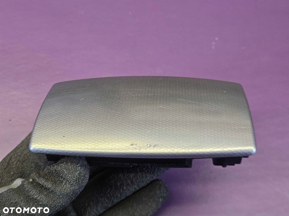 Popielniczka Tył Tylna 8E0857961 M 8E0858433 Klapka Wkład Srebrna Rybia Łuska Carbon Audi A4 B6 B7 - 10