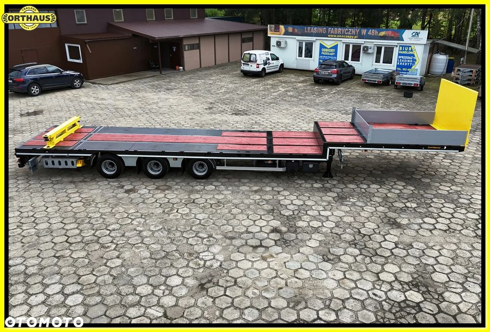 Orthaus Naczepa JUMBO dł. 13.60 m, kontenery 20, 30, 40  Ft ład. 39 T !!! - 10