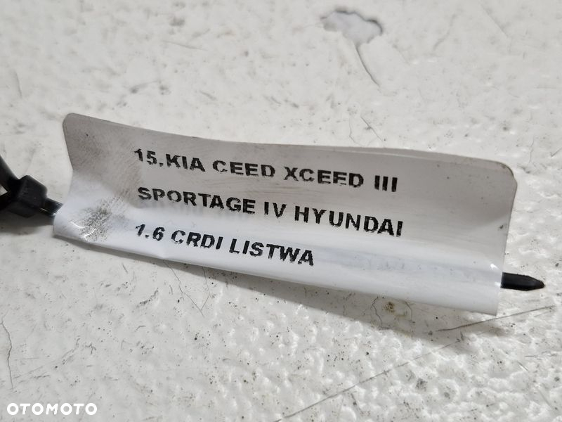 KIA CEED 3 III XCEED SPORTAGE 4 IV 1.6 CRDI LISTWA WTRYSKOWA PALIWA 31400-2U200 - 6