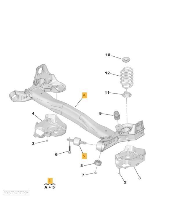 CHARRIOT TRASEIRO CITROEN C4 PICASSO FEEL - 1