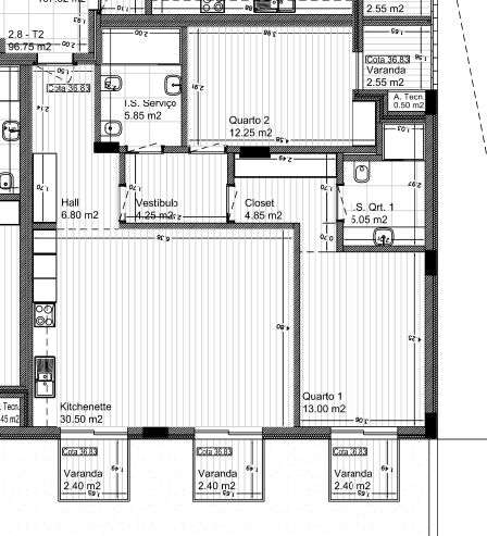 WHITE II junto praias, T2 ótimas áreas e varandas, Lugar de garagem - Grande imagem: 3/45