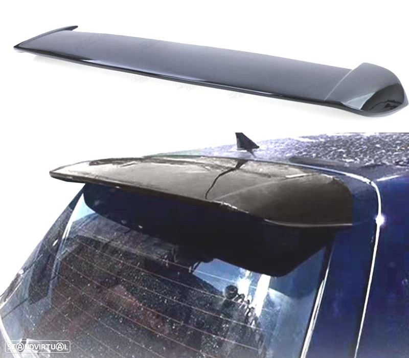 AILERON SPOILER TRASEIRO VOLKSWAGEN VW GOLF 4 1J1 SEDAN 97-03 PRETO BRILHANTE - 1