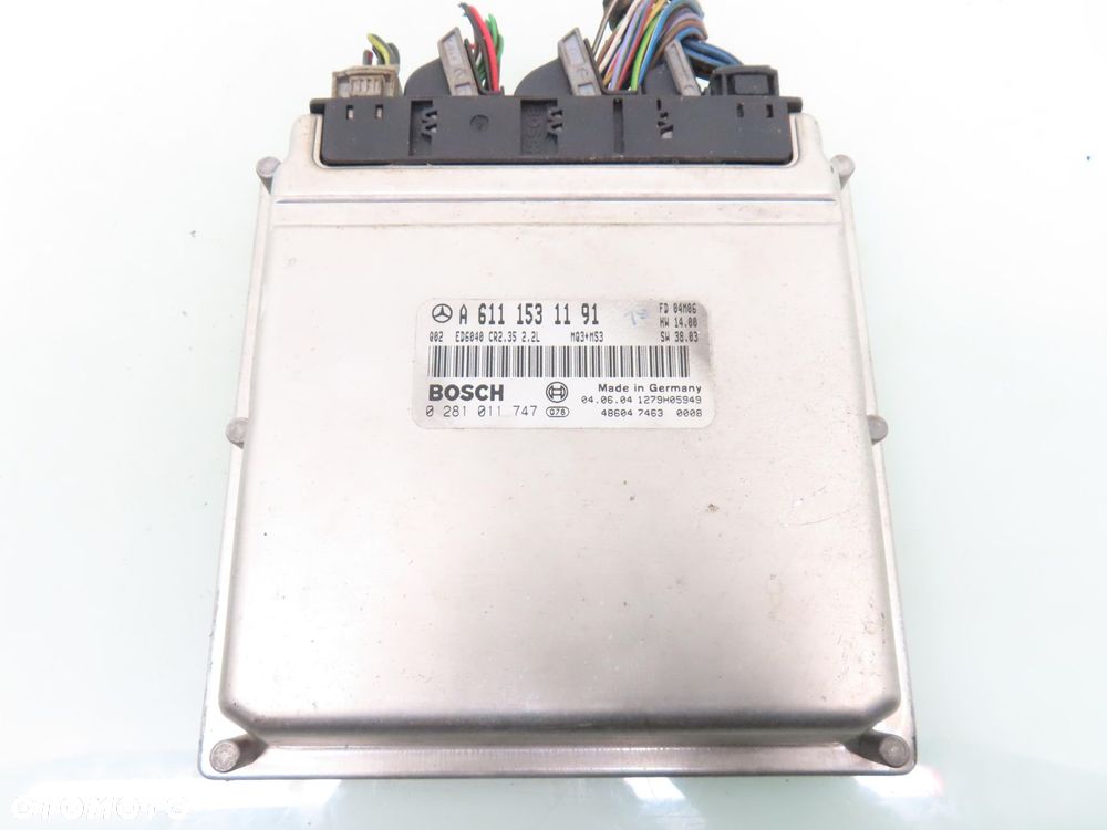 STEROWNIK MERCEDES SPRINTER I W903 208 CDI A6111531191 0281011747 - 1