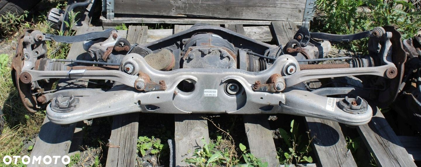 Zawieszenie tył dyfer półosie sanki wahacze kpl OE Mercedes SL R230 SL500 - 2
