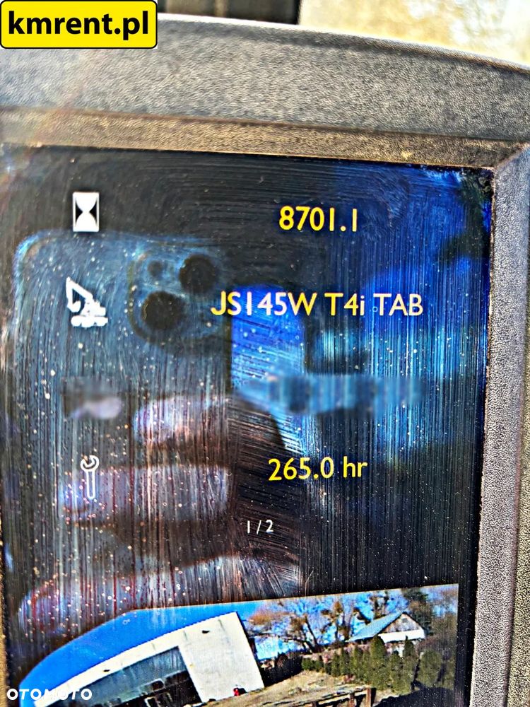 JCB JS 145 WTT4 I KOPARKA KOŁOWA 2016R. | S 130 160 313 315 CAT KOMATSU PW 140 - 30