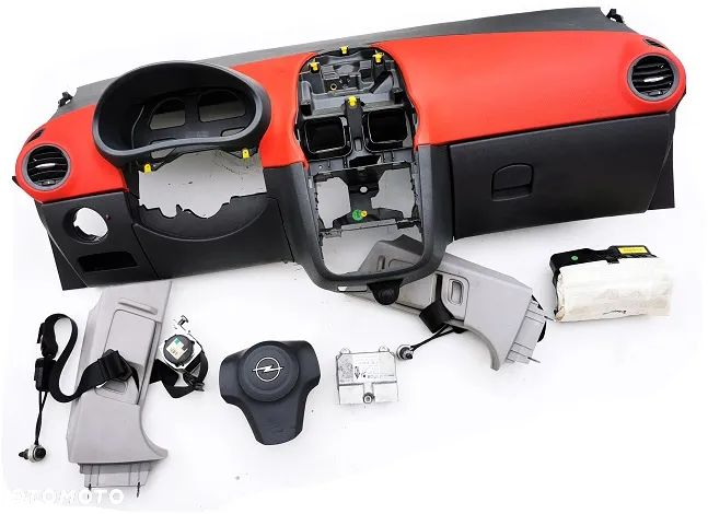 OPEL CORSA D PULPIT DESKA AIR BAG PASY KOKPIT - 3