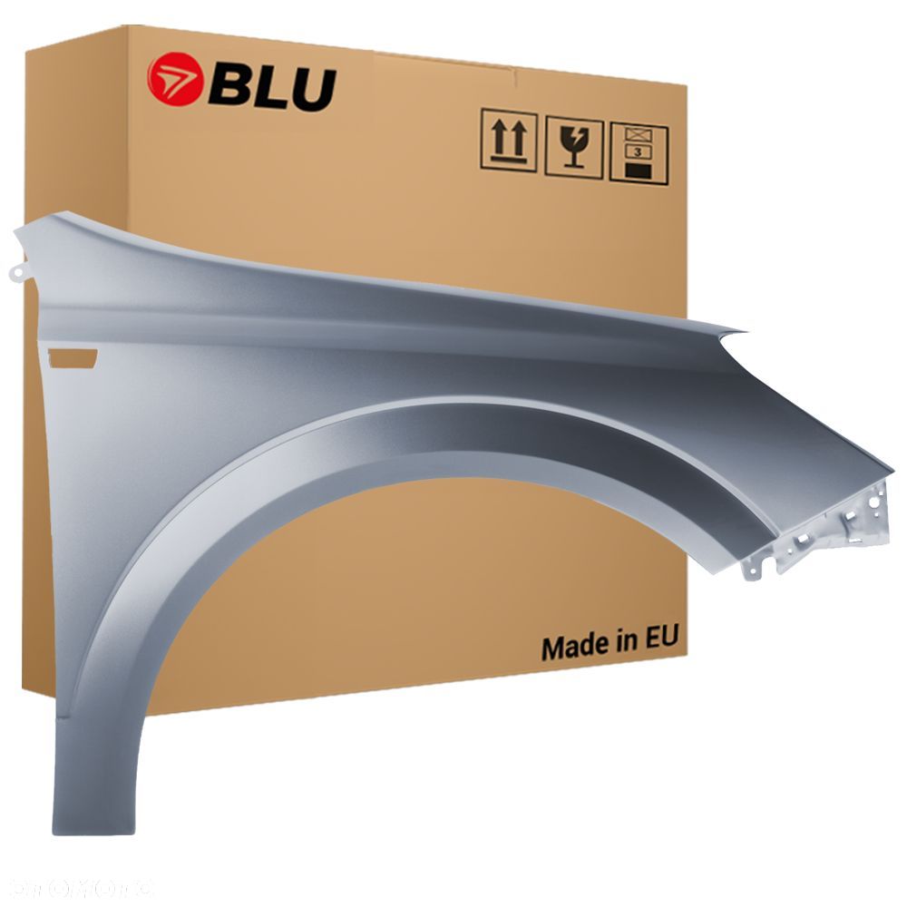 BLU Błotnik OPEL ASTRA H 3 III Z155 prawy srebrny 04-14 przód MondlandGrau - 1