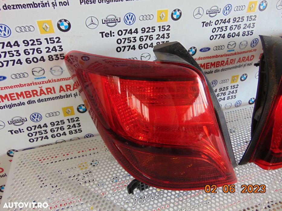 Stop Toyota yaris 2012-2017 lampa tripla spate stanga dreapta stopuri - 2