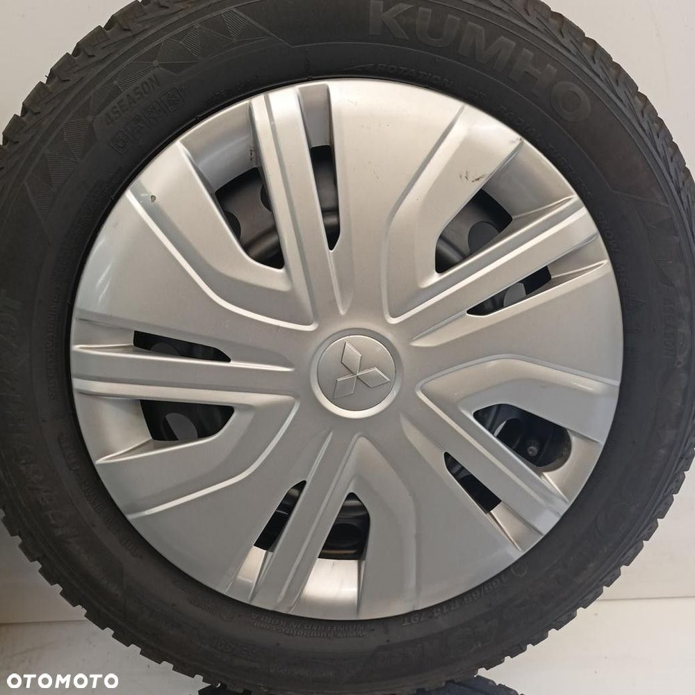 Koła 4x100 14 Mitsubishi Space Star + Kołpaki (H721) - 4
