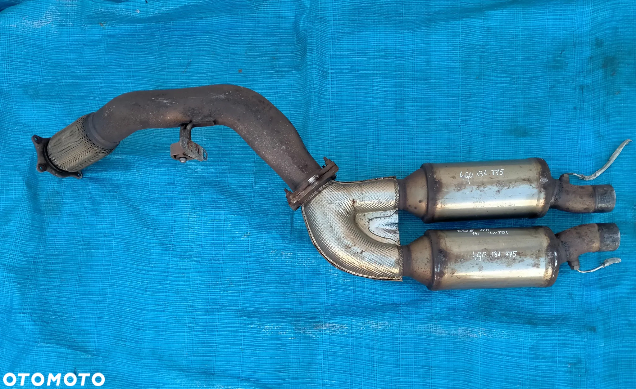 AUDI SQ5 8R LIFT / A6 A7 / 3.0 TDI / DPF Katalizator 4G0131775 / ORYGINAŁ - 3