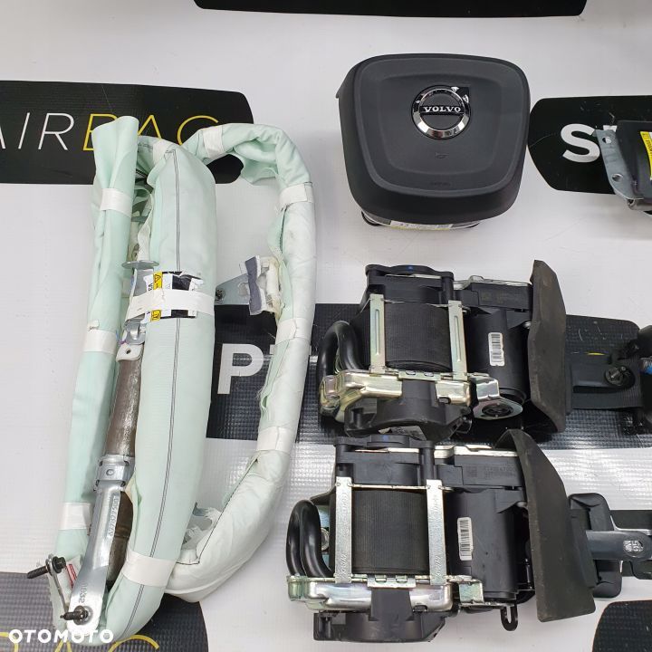 VOLVO XC40 DESKA ROZDZIELCZA KONSOLA KOKPIT PULPIT PODUSZKI AIRBAG AIR BAG PASY KURTYNY KIT SET - 6