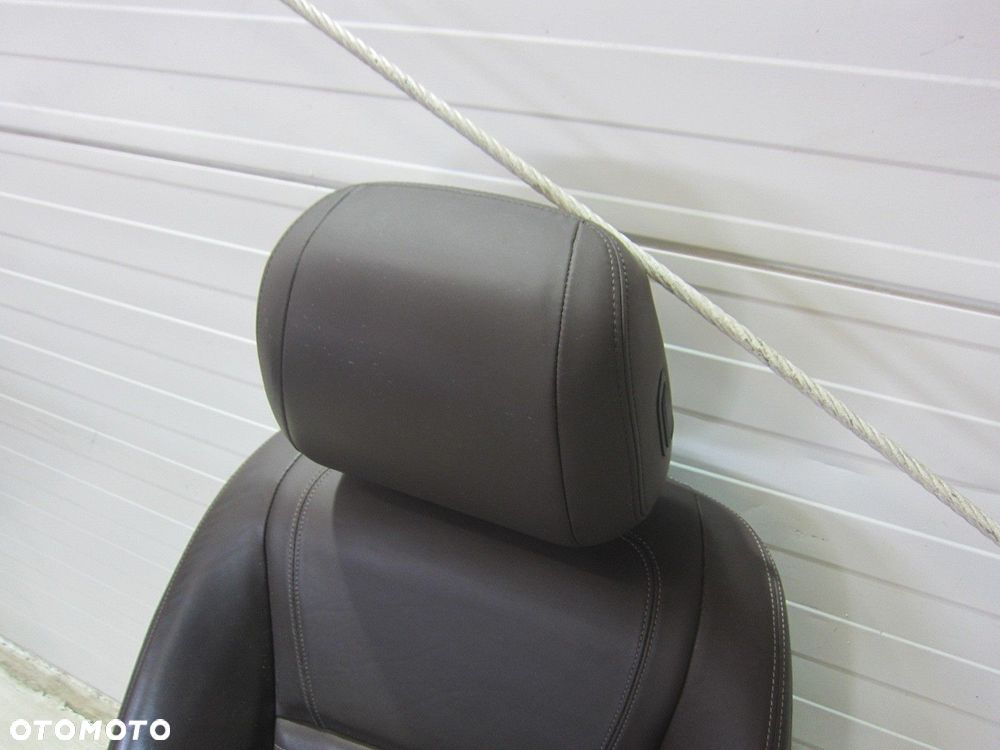 BMW 5 F10 FOTELE FOTEL LEWY KIEROWCY BRĄZOWY BRĄZ MOKKA 52107310120 SKÓRA - 6