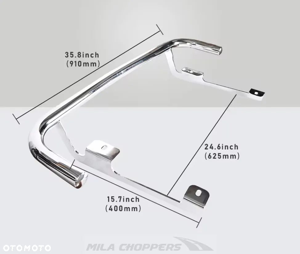 Gmol tylny 2009-2025 Tri-Glide Trike chromowany - 2