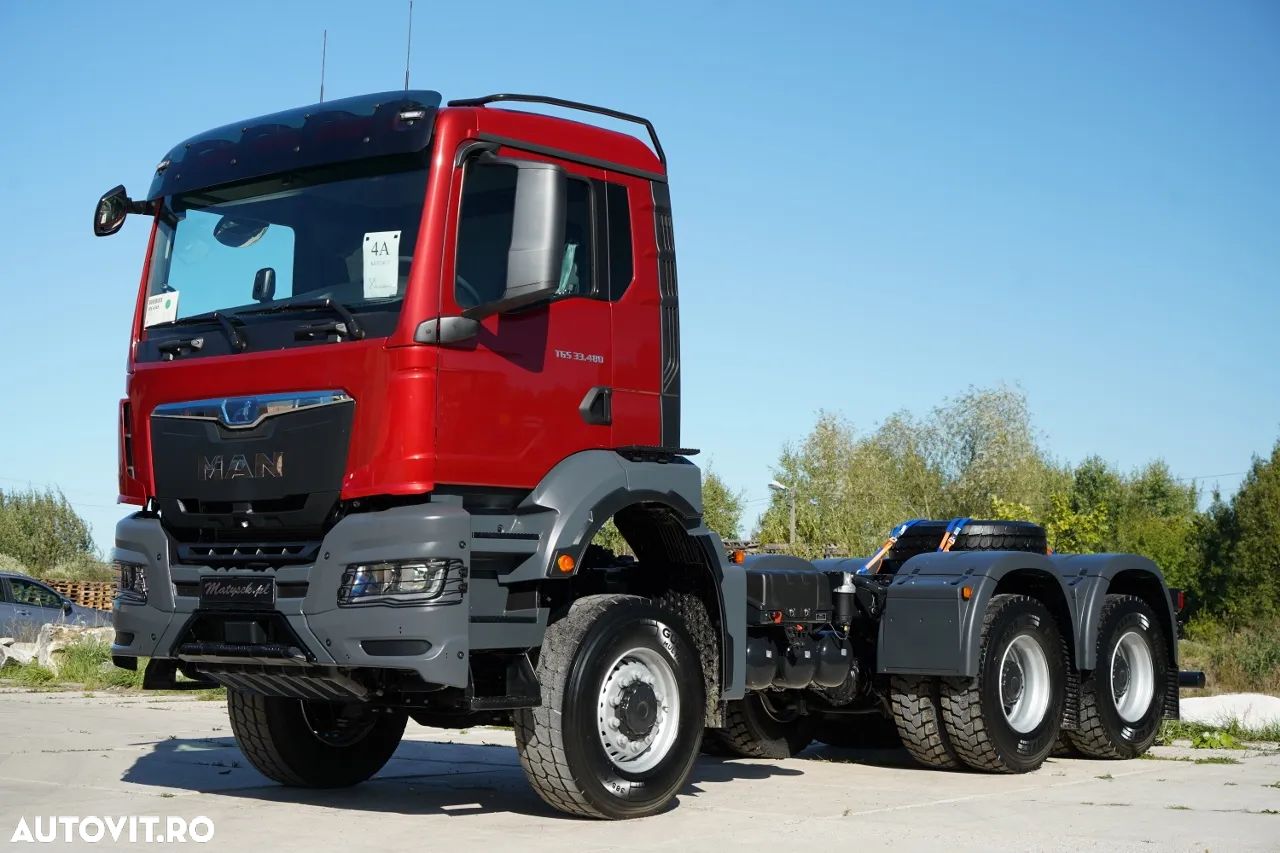 MAN TGS 33.480 / 6x6 / CONSTRUCȚIE / NOU-NOUȚ 2025 - 1